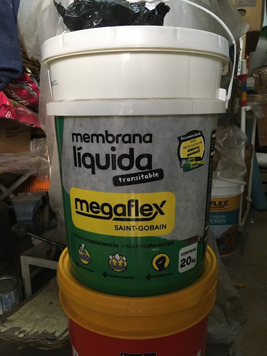 Membrana Liquida Techos Transitable Megaflex X 20kg Gris