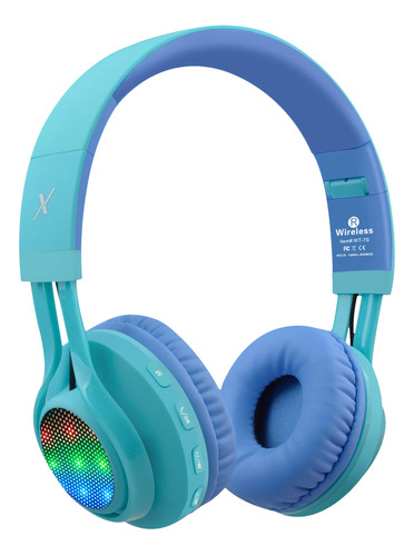 Audífonos Inalámbricos Riwbox Wt-7s Color Azul