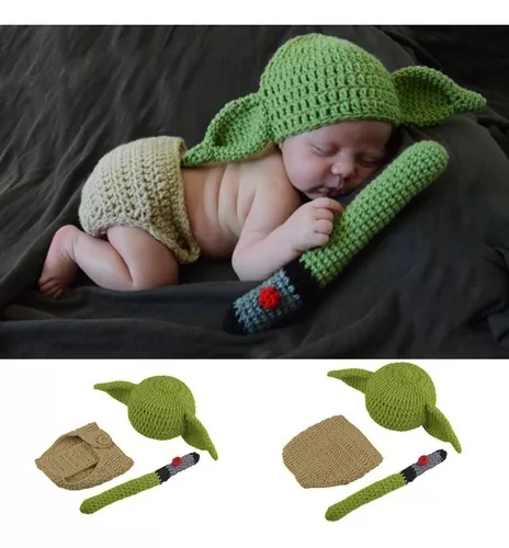 Disfraz de Yoda para fiesta de Halloween, para bebés, Star Wars