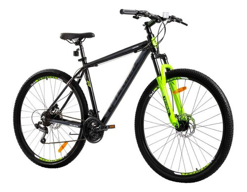 Bicicleta Teknial Tarpan 220er 29 L Negro/verde 2 Color Negro
