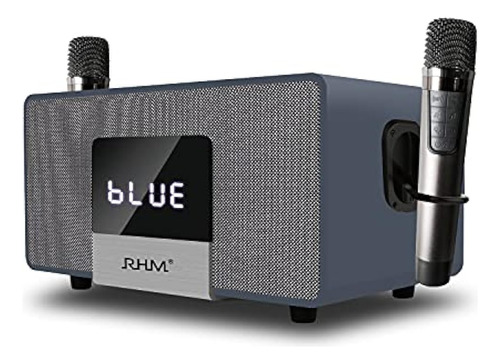 Máquina De Karaoke Rhm, Con 2 Micrófonos Inalámbricos Uhf, S