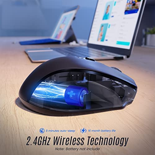 Tmaine Ratón Inalámbrico Para Computadora Portátil, 2,4g Rat