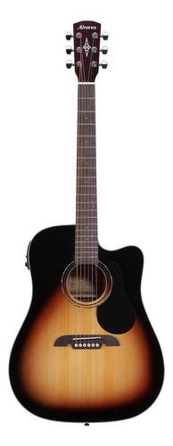 Guitarra Electroacústica Alvarez Regent RD26CE para diestros sunburst brillante
