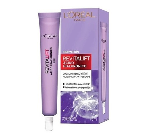 Crema Contorno De Ojos Revitalift Loreal Acido Hialuronico