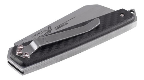 Canivete Navalha Em Inox E Cabo De Carbono Hollow Grind Cimo