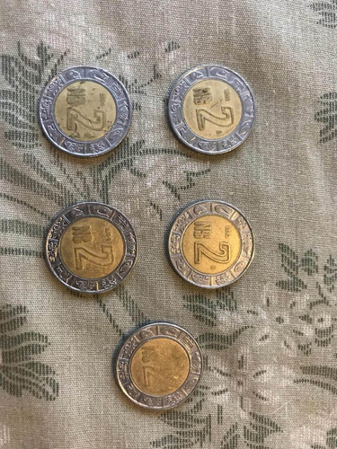 Monedas $2 Nuevos Pesos Años 1992, 93 Y 94