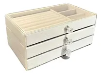 Comprar Organizador Acrílico De Joyas Con 3 Cajones