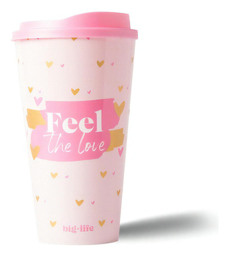 Vaso Con Tapa Café Just Cool 20 Oz B3vtccejcl Color Rosa