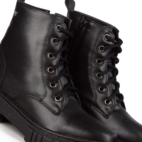 Borcegos Borcegui Mujer Bota Cordones Mujer Citadina Alerce