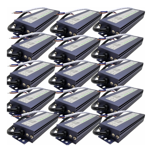 Fuente De Poder 12v  100w - Exterior Ip67 Paquete 15 Piezas 