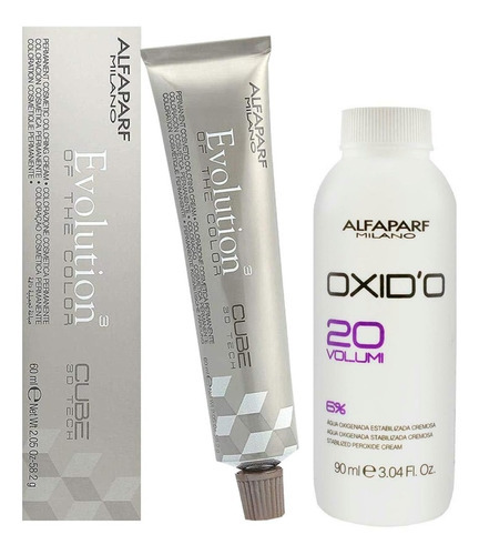 Tinte Alfaparf Evolution Of The Color 60gr Peroxido 20vol Tono 8.32