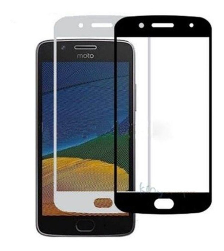 Glass Vidrio Templado Full 3d Curvo Moto G5s 