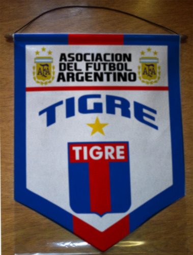 Banderin Paño Legitimo 40cm Tigre