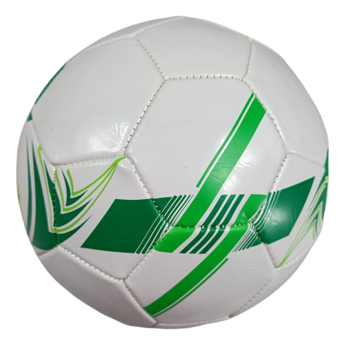 Balon De Futbol Voit #5 Spin Green Color Blanco
