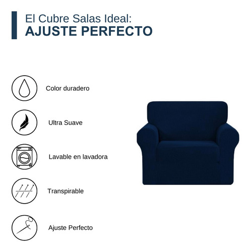 Combo: 2 Set De 3 Pzas Cubresala Elástico Ajustable A Elegir