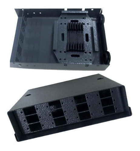 Imagem 1 de 6 de Mini Dio Distribuidor Interno Óptico Metálico 12fo Artmetal