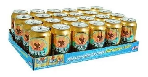 Cerveza Águila Light Paca X 24 Unidades - mL a $10 | MercadoLibre
