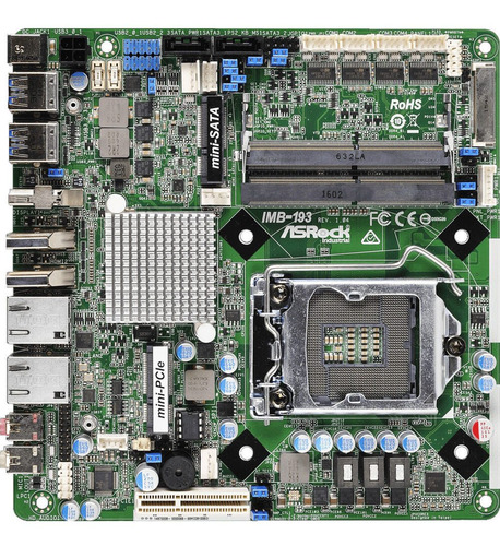 Asrock Imb-193 Ci7 I5 I3 Celeron S1151 32g Ddr4 Pcie Mini-it