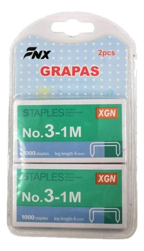 Grapas Para Corchetera No. 3-1 M Largo 6mm 2.000und