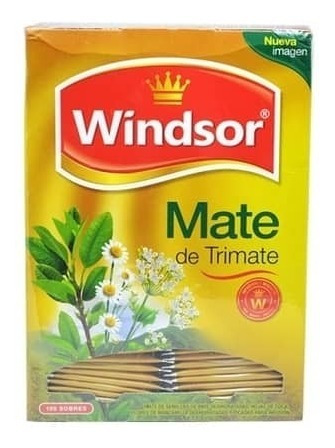 Windsor Té Mate Trimate 2 Cajas (100 Sobres C/u)