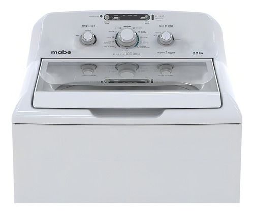 Lavadora automática Mabe hasta 20kg 127V color blanco