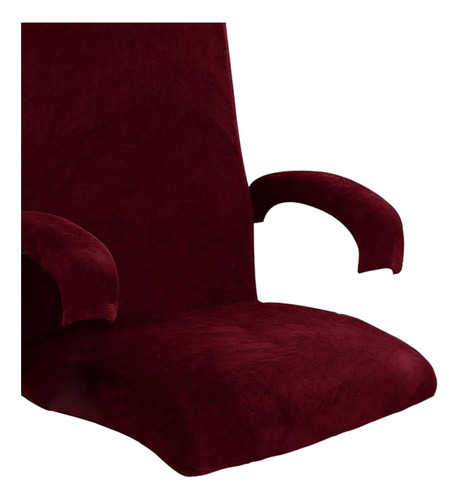 Funda Giratoria Elástica Para Silla Con Vino Rojo.