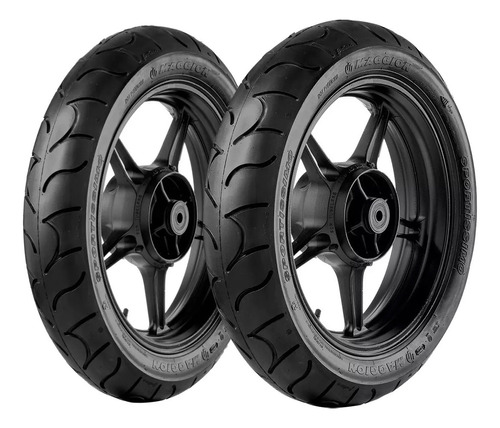 Kit Llantas 110/70-17 140/70-17 Tl Italika 250z