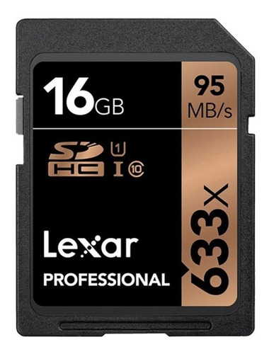 Cartão Memoria Sdhc 16gb 95mb/s Lsd16gcb1-633 Lexar Original