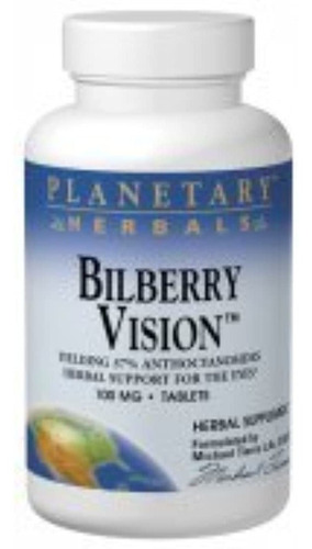 Planetary Herbals Bilberry Vision 120 1 1