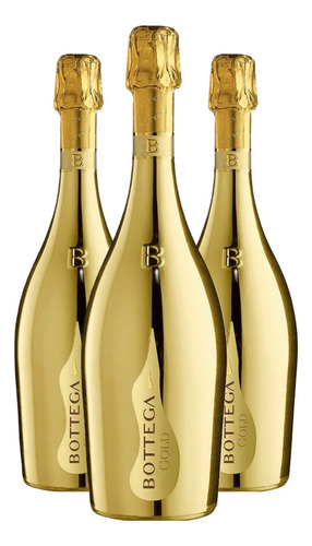Espumante Prosecco Bottega Gold 750 Ml Caja X 3