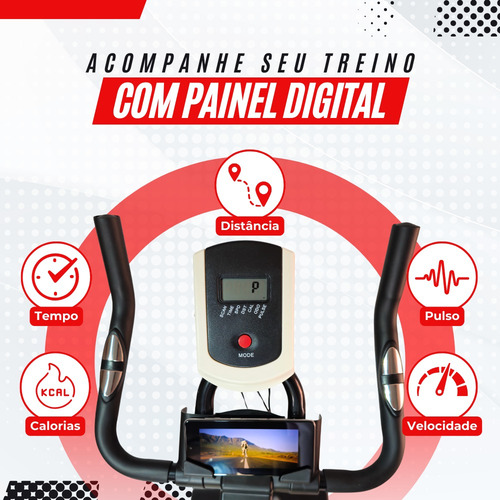 Bicicleta Ergométrica Spinning Roda Inércia 13 Kg Ecom
