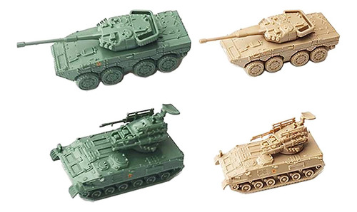 4 Simulación 1:144 Kits De Modelo De Tanque A Escala Modelo