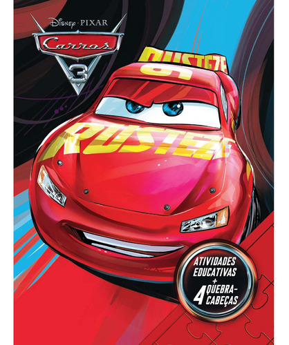 Libro Kit Atividades E 4 Quebra Cabecas Carros 3 De Disney