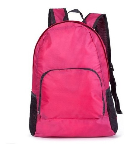 Morral Bolso Mochila Lona Plegable Portátil Ligero Cómodo