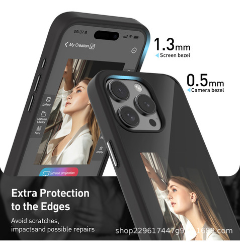 Para iPhone Series Diy Pattern Ai Smart Case