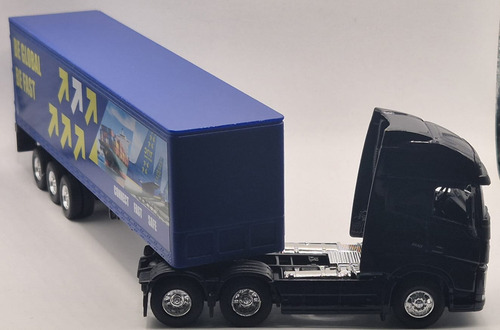 Camion Volvo Fh Escala 1:64 Welly Negro