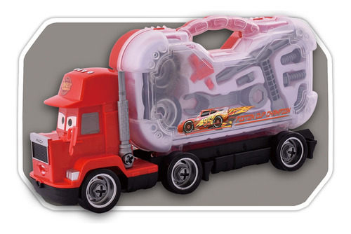 Imagen 3 de 7 de Cars Camion Vehiculo Con Herramientas Mecanico 40cm Ditoys