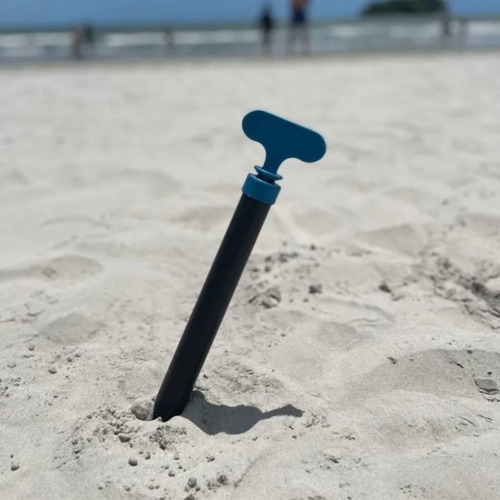 Furador De Pressão Saca Areia Suporte Guarda Sol Praia