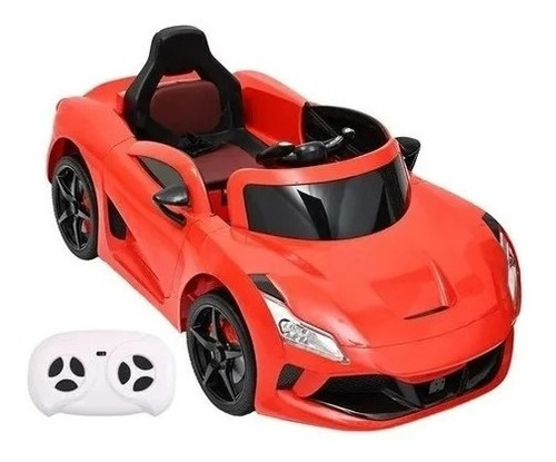 Carrinho Elétrico Infantil Ferrari Com Portas Borboleta 12v Cor Vermelho