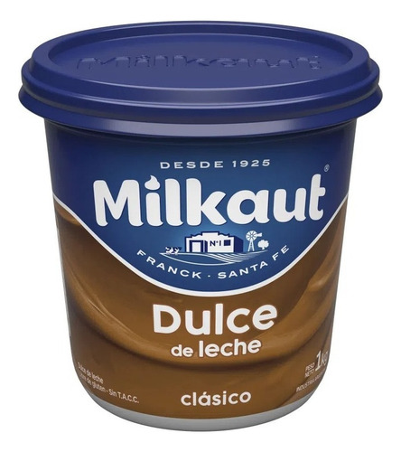 Dulce De Leche Clasico Milkaut X 1kg