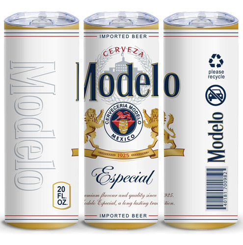 Modelo Beer Inspired - Taza De Cafe Delgada Aislada Con Tapa