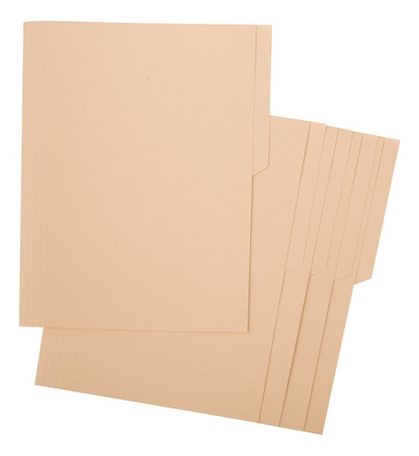 Folder Reciclado Tamaño Carta Color Crema 100 Folders 