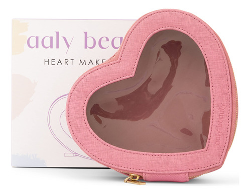 Aaly Beauty Bolsa De Maquillaje De Corazon  Hermoso Organiz