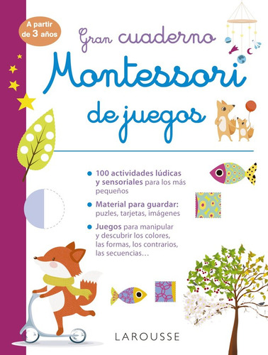 Gran Cuaderno Montessori De Juegos - Editions Larousse