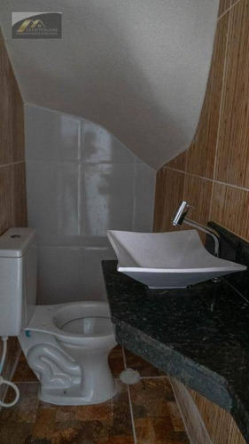 Imagem 7 de 23 de Ótima Casa Em Condomínio, 55 M², Com 2 Dormitório, Na Tupi, Praia Grande-sp - Ca0233