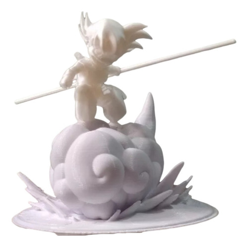 Impressão 3d Goku Kid Na Nuvem Voadora