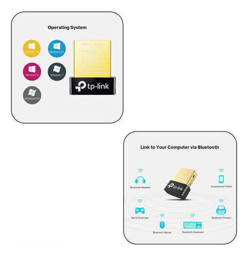 Adaptador Bluetooth 4.0 Nano Usb Tp-link Ub400 Pc Notebook