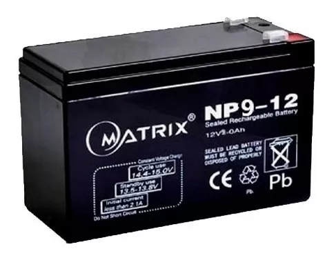 Batería 12V 9Ah  Importadora Matrix