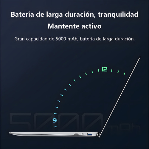 Laptop Intel Celeron Ddr4 16 Gb Ram 1024 Gb Ssd Plata 15.6