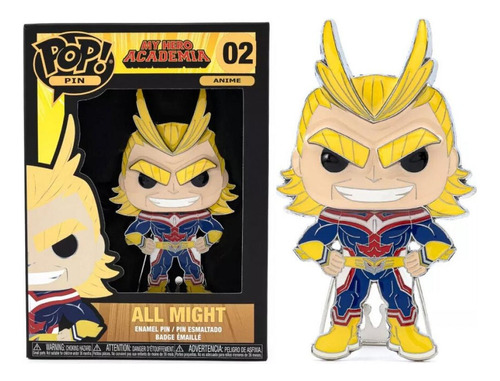 Funko Pop! Pin My Hero Academia - All Might #02 Metalico